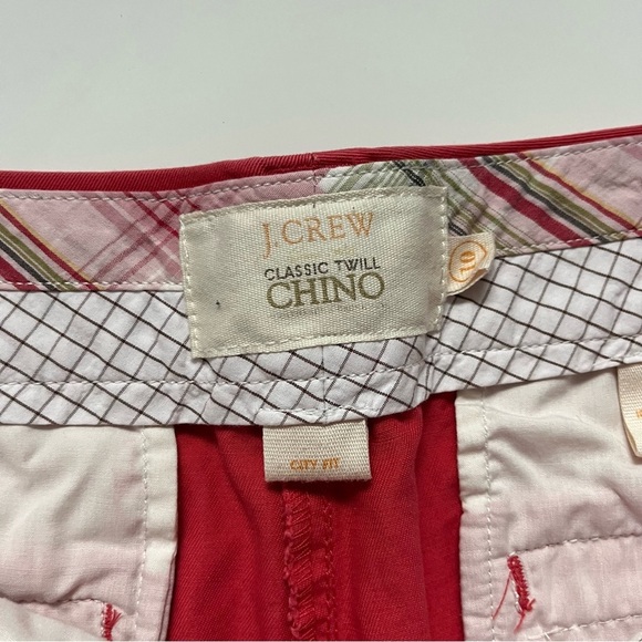 J. Crew • Salmon Classic Twill Chino Shorts - Picture 3 of 4